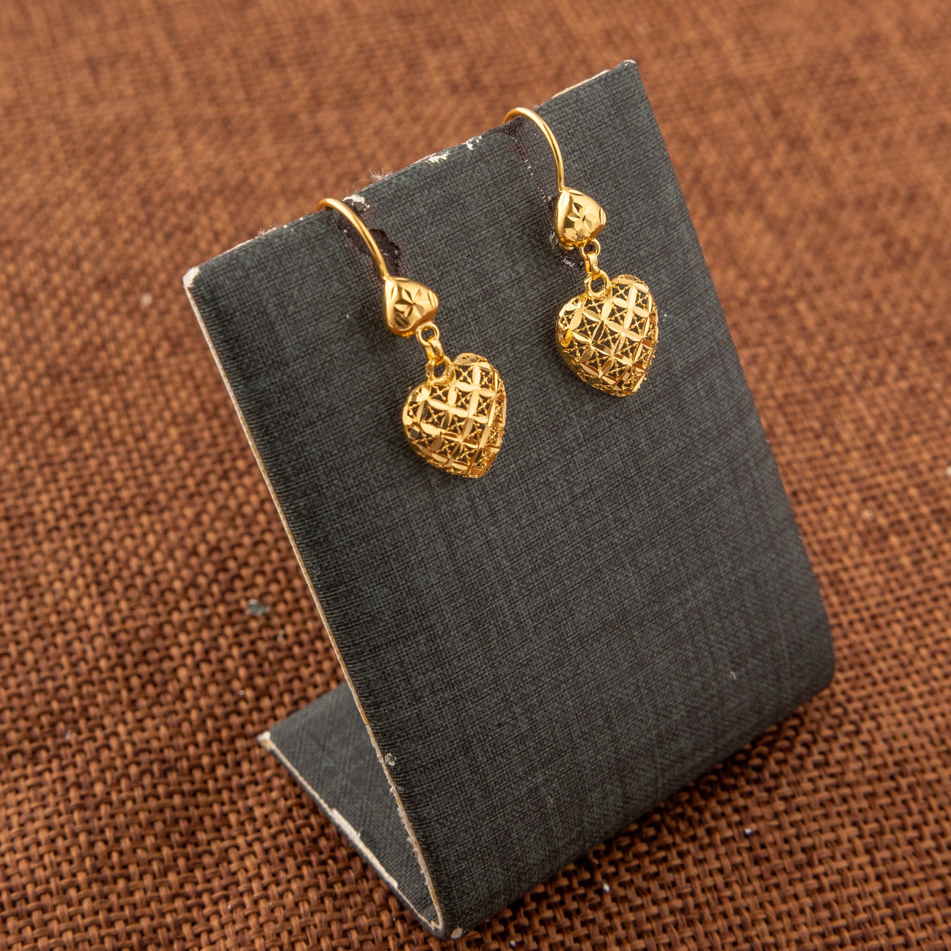 Kid's Casting Earrings (D48) - 925 Silver & 24K Gold Plated - Falaq Jewellery Oman
