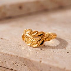 Kid's Rings (D13) on travertine