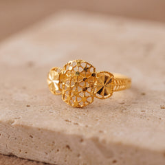 Kid's Rings (D15) on travertine
