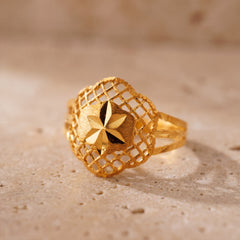 Kid's Rings (D16) on travertine