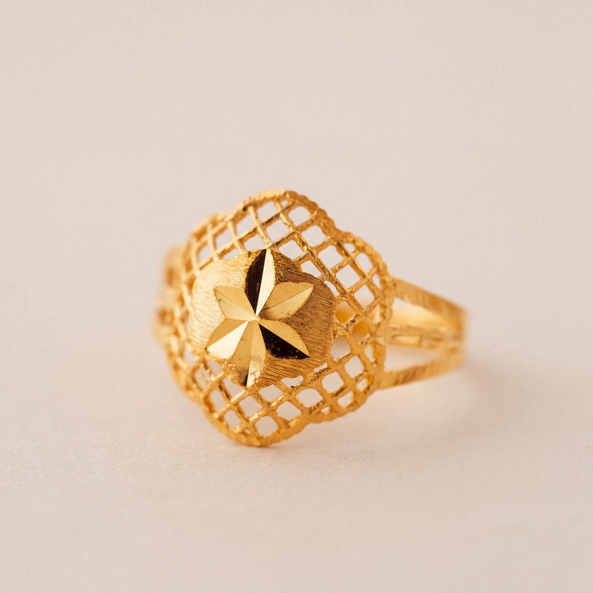Kid's Rings (D16), 925 silver 24K gold plated