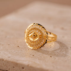 Kid's Rings (D18) on travertine