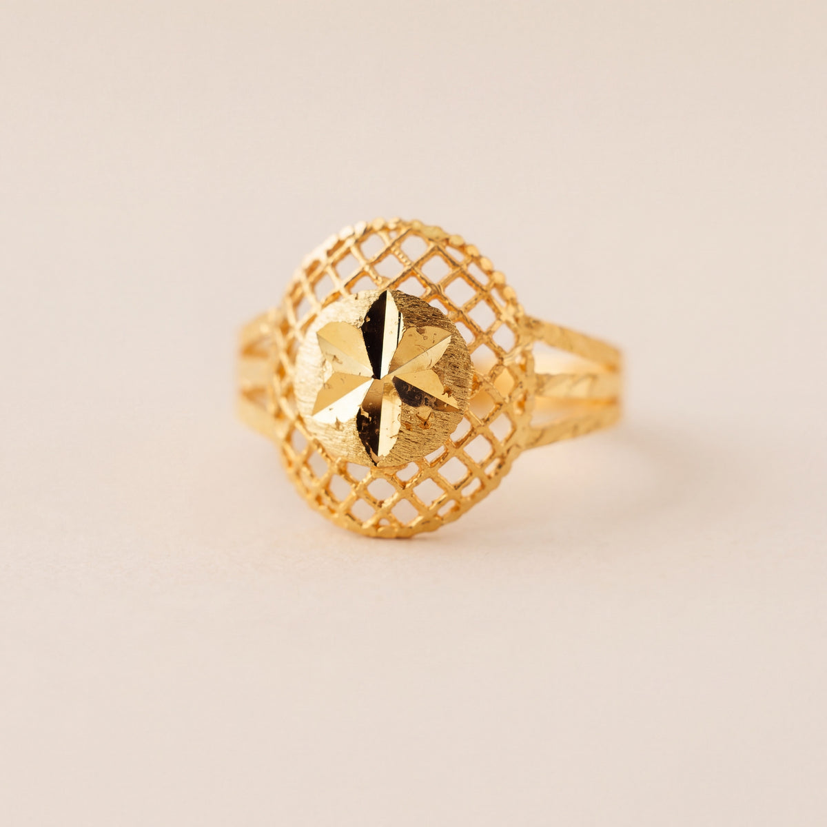 Kid's Rings (D19), 925 silver 24K gold plated