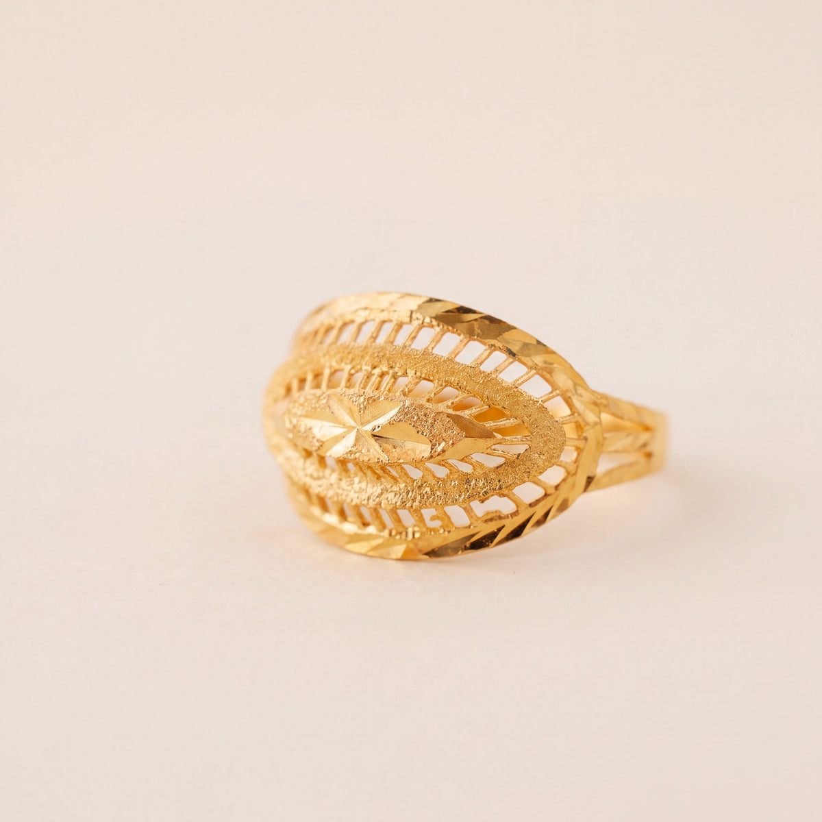 Kid's Rings (D20), 925 silver 24K gold plated