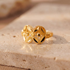 Kid's Rings (D28) on travertine