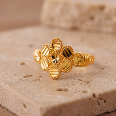 Kid's Rings (D30) on travertine