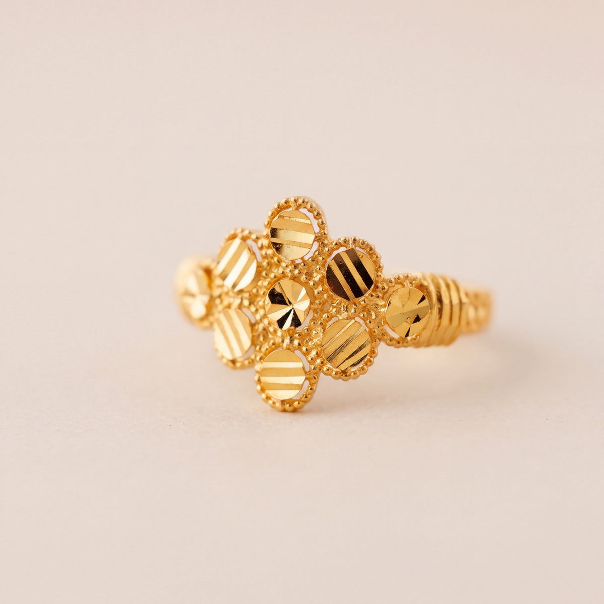 Kid's Rings (D30), 925 silver 24K gold plated