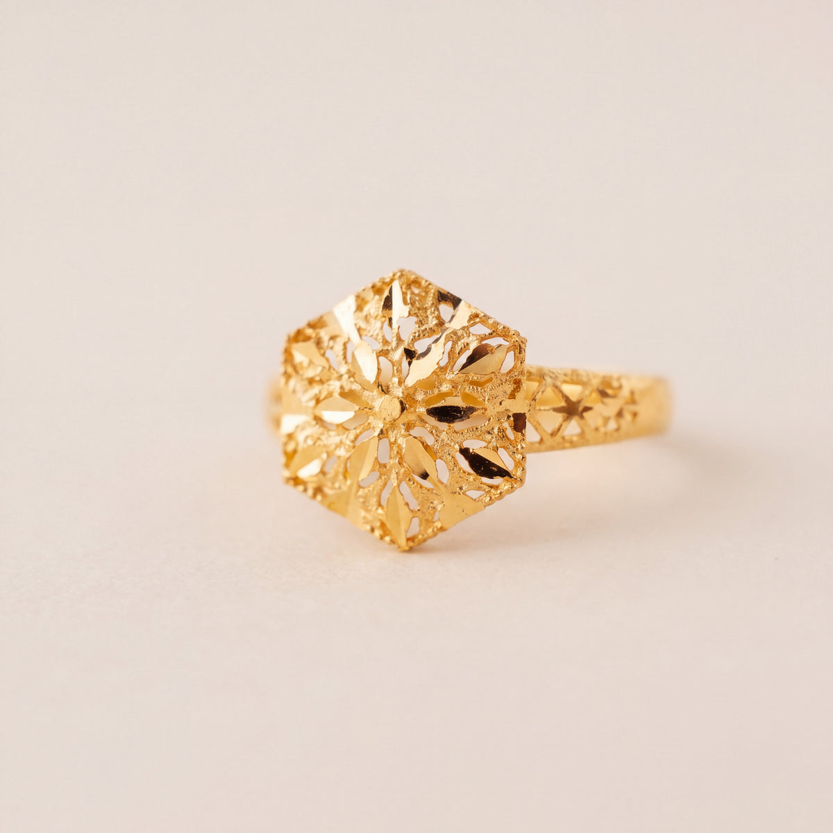 Kid's Rings (D32), 925 silver 24K gold plated