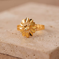 Kid's Rings (D33) on travertine