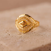 Kid's Rings (D35) on travertine