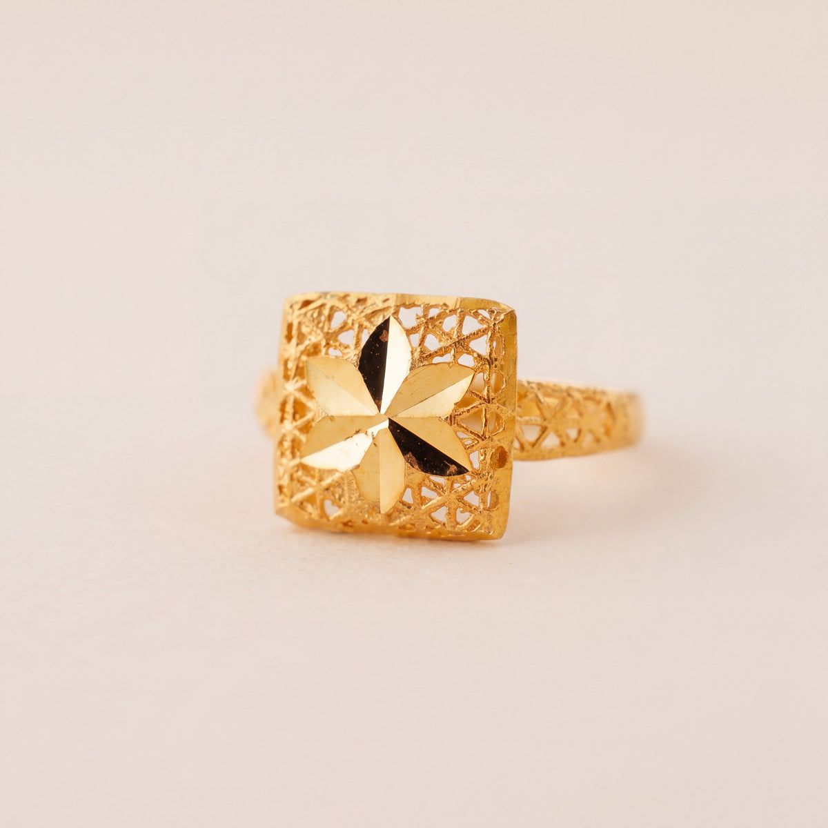 Kid's Rings (D36), 925 silver 24K gold plated
