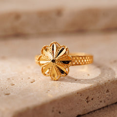 Kid's Rings (D37) on travertine