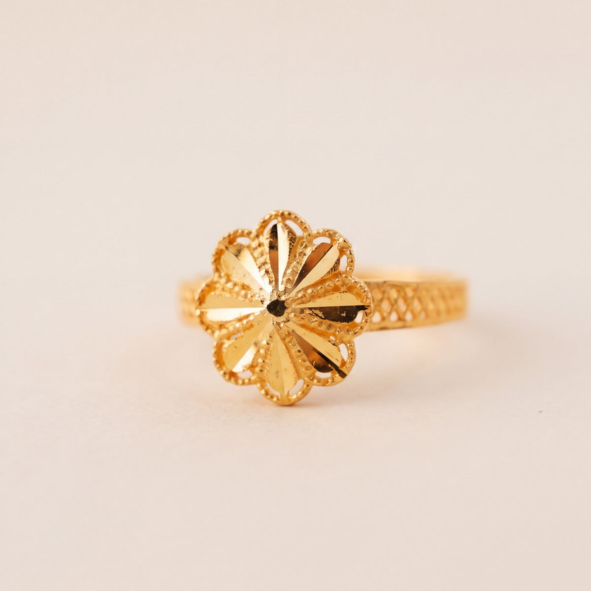 Kid's Rings (D37), 925 silver 24K gold plated