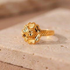 Kid's Rings (D41) on travertine