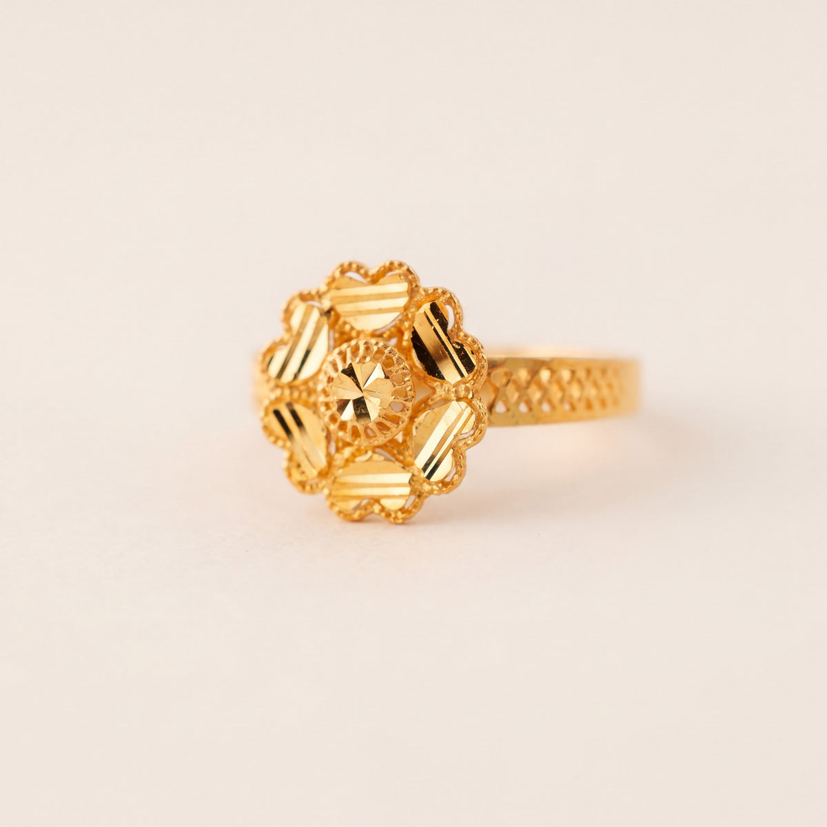 Kid's Rings (D41), 925 silver 24K gold plated