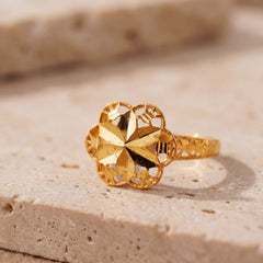 Kid's Rings (D44) on travertine
