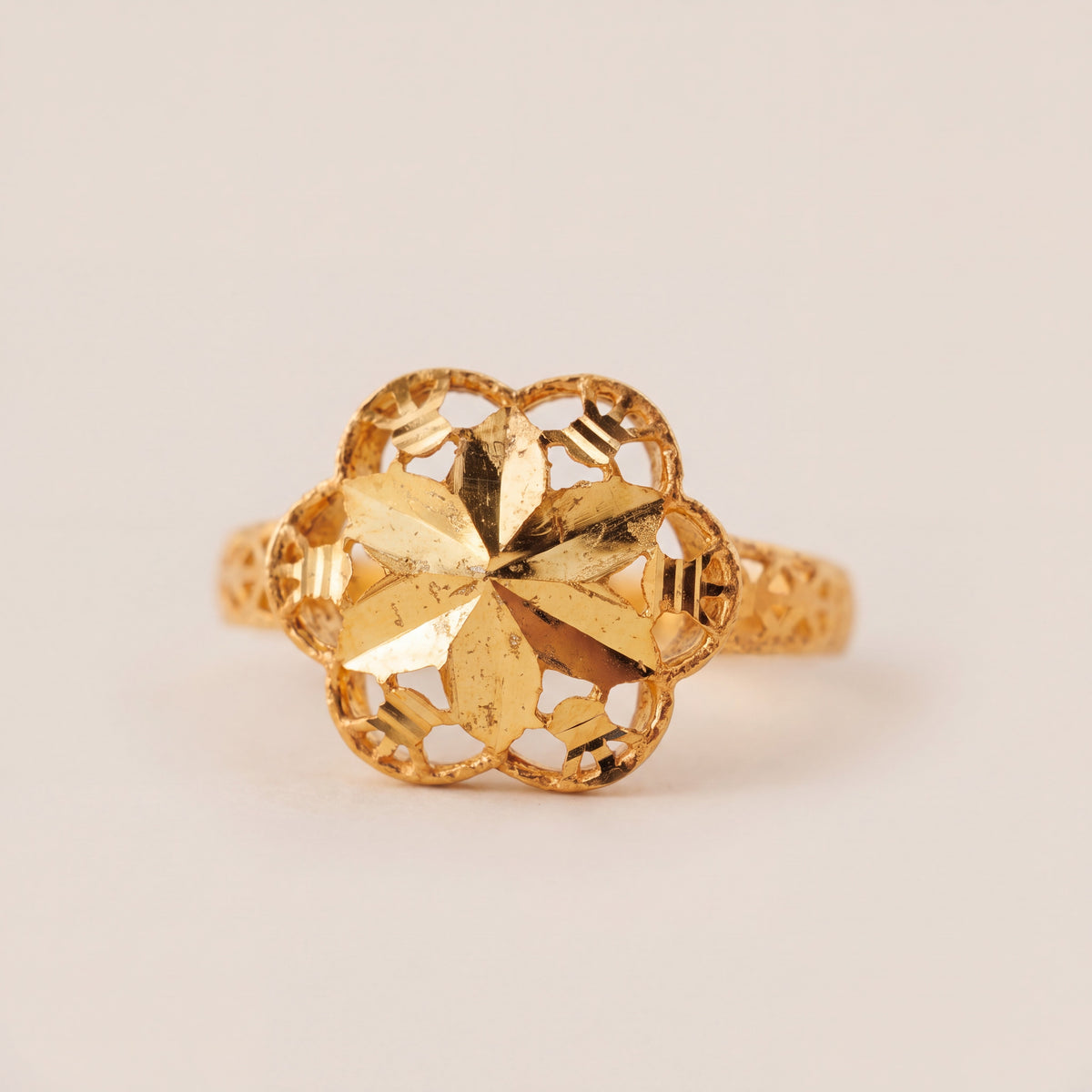 Kid's Rings (D44), 925 silver 24K gold plated