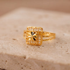 Kid's Rings (D45) on travertine