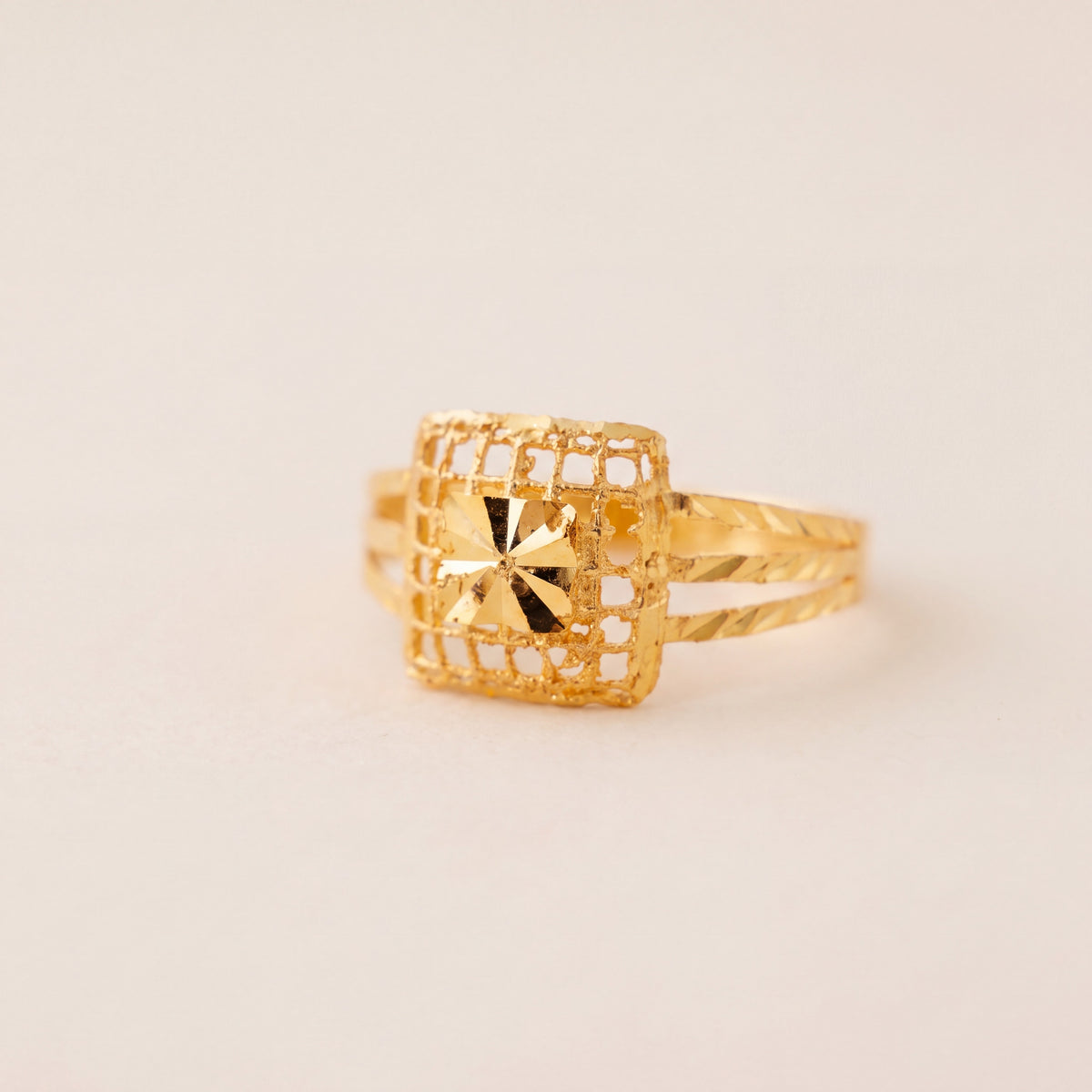 Kid's Rings (D45), 925 silver 24K gold plated