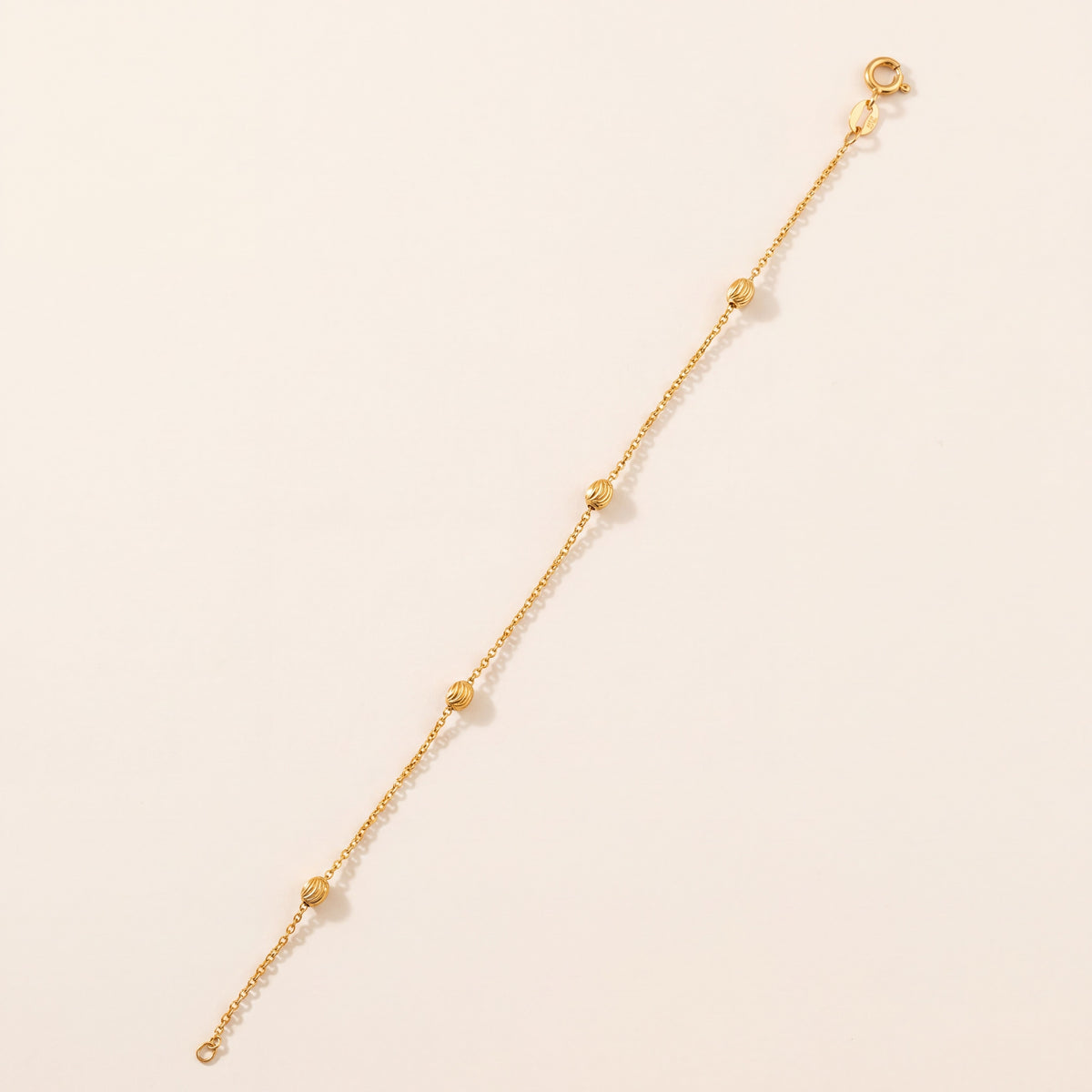 Light Bracelet (D1), 925 silver 24K gold plated