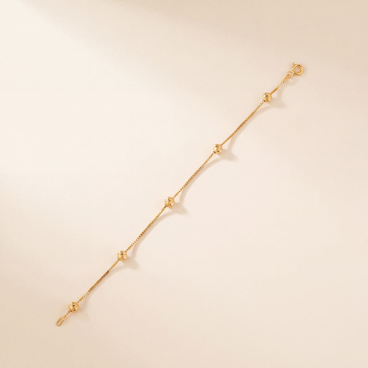 Light Weight Bracelet (D1), 925 silver 24K gold plated