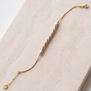 Multi Color Bracelet (D3) on travertine