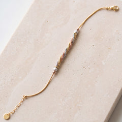 Multi Color Bracelet (D3) on travertine