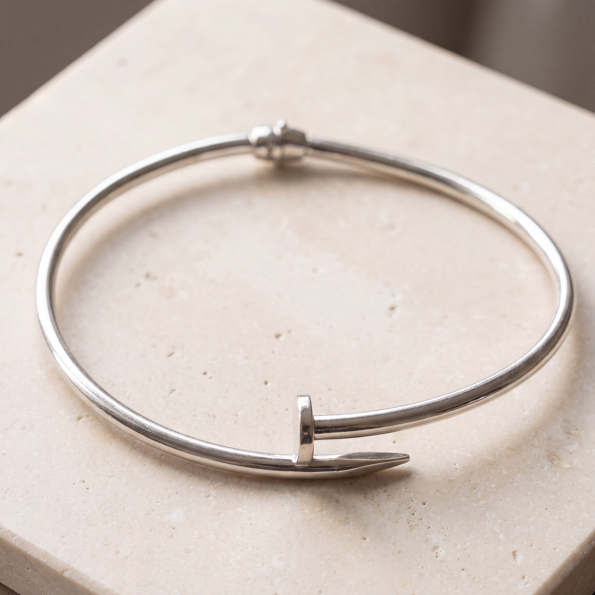 Multi Color Cuff Bracelet (D14) on travertine
