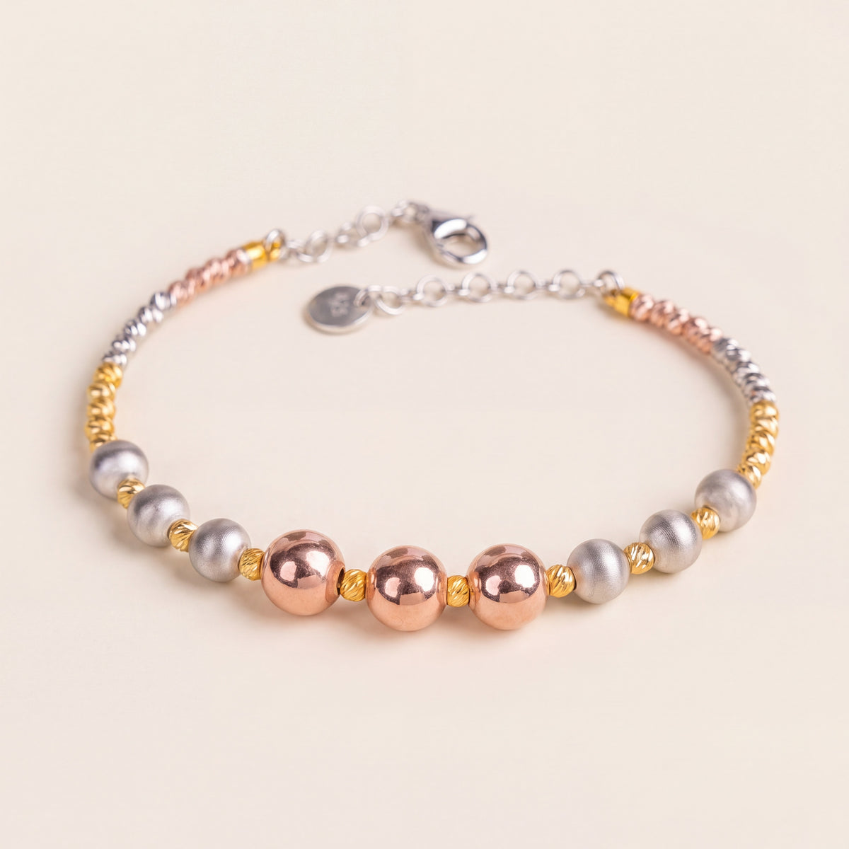 Multi Color Cuff Bracelet (D5), 925 silver 24K gold plated