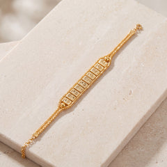 Patta Bracelet (D20) on travertine