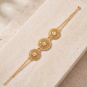 RP 3 Piece Bracelet / Chain (D11) on travertine