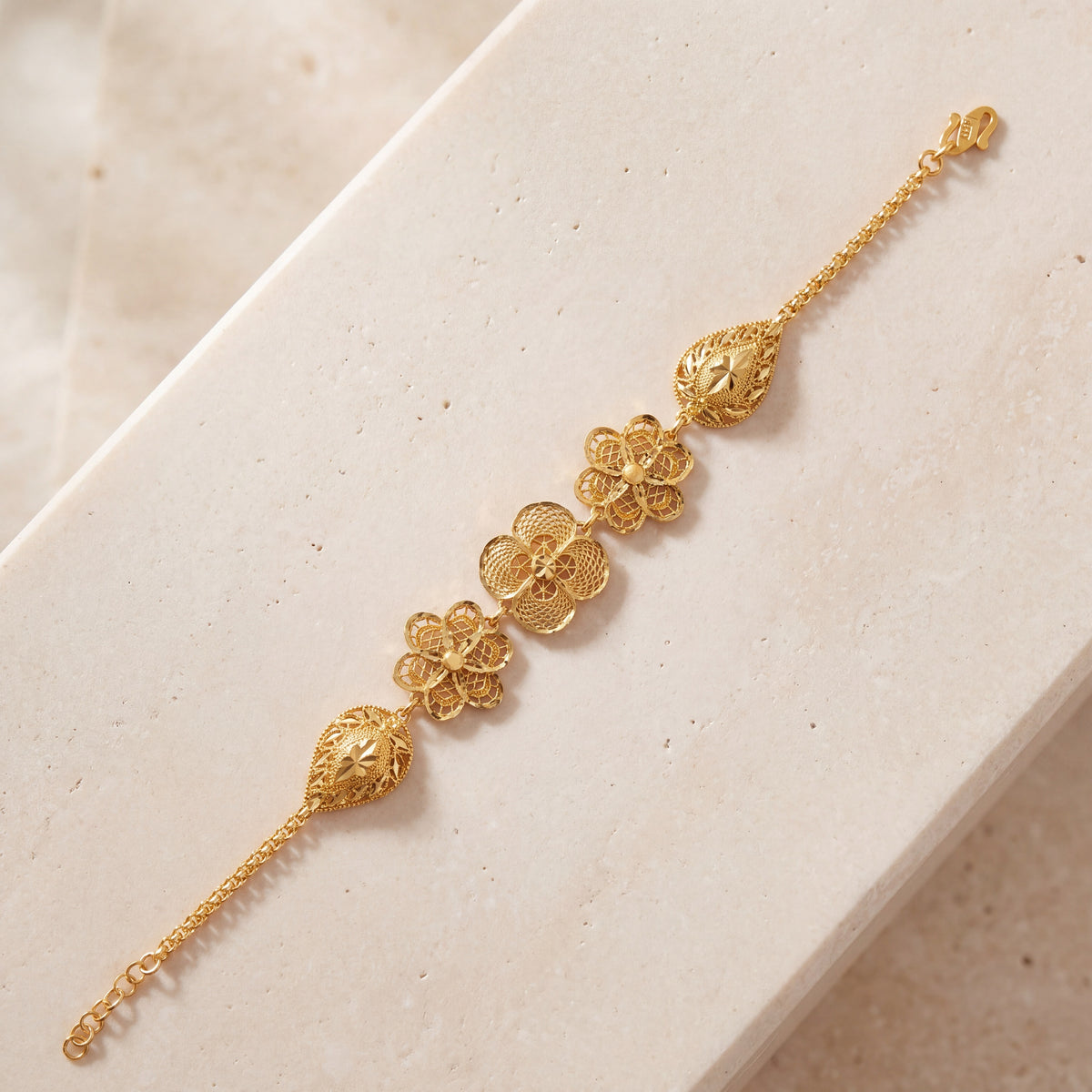 RP 3 Piece Bracelet / Chain (D13) on travertine