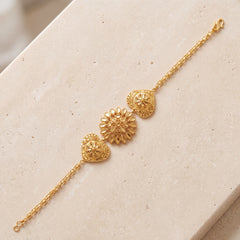 RP 3 Piece Bracelet / Chain (D19) on travertine