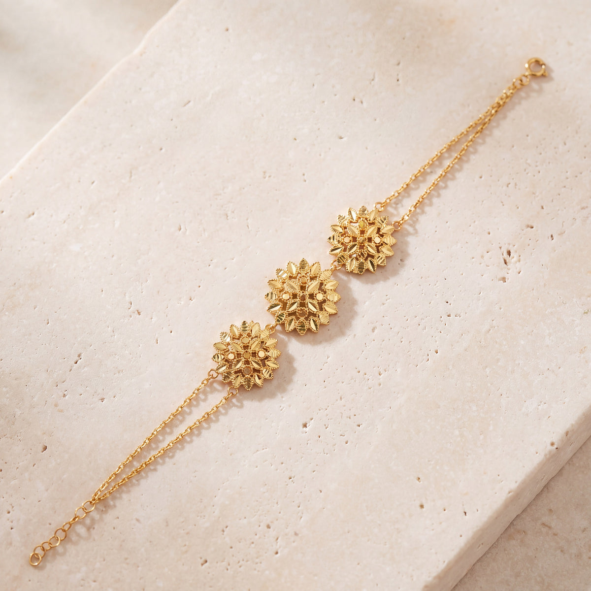 RP 3 Piece Bracelet / Chain (D5) on travertine