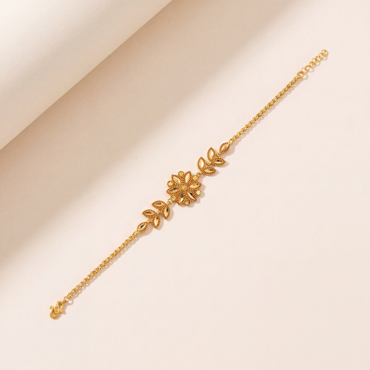 RP 3 Piece Bracelet / Chain (D9), 925 silver 24K gold plated
