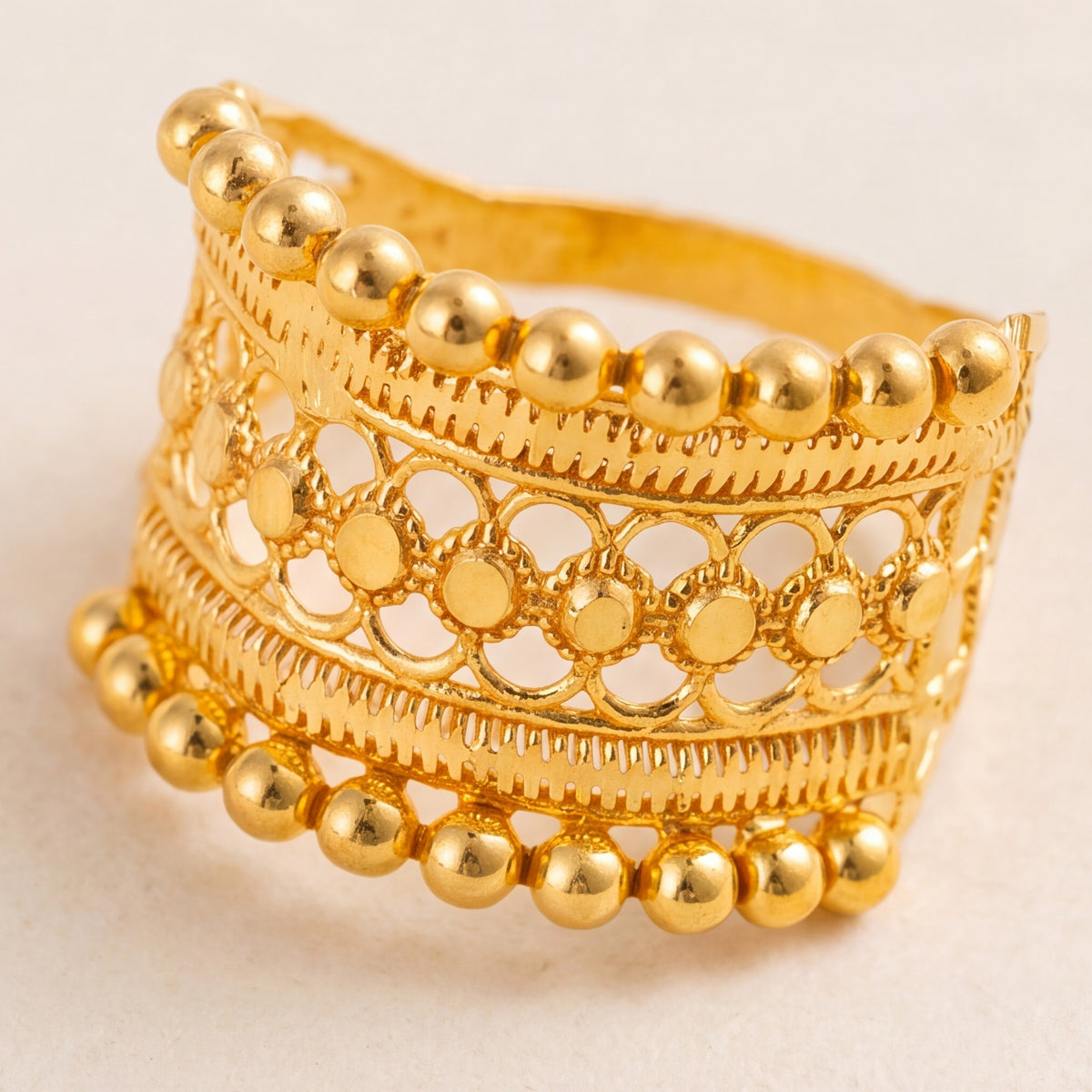 RP Ball Rings (Dotted) design detail