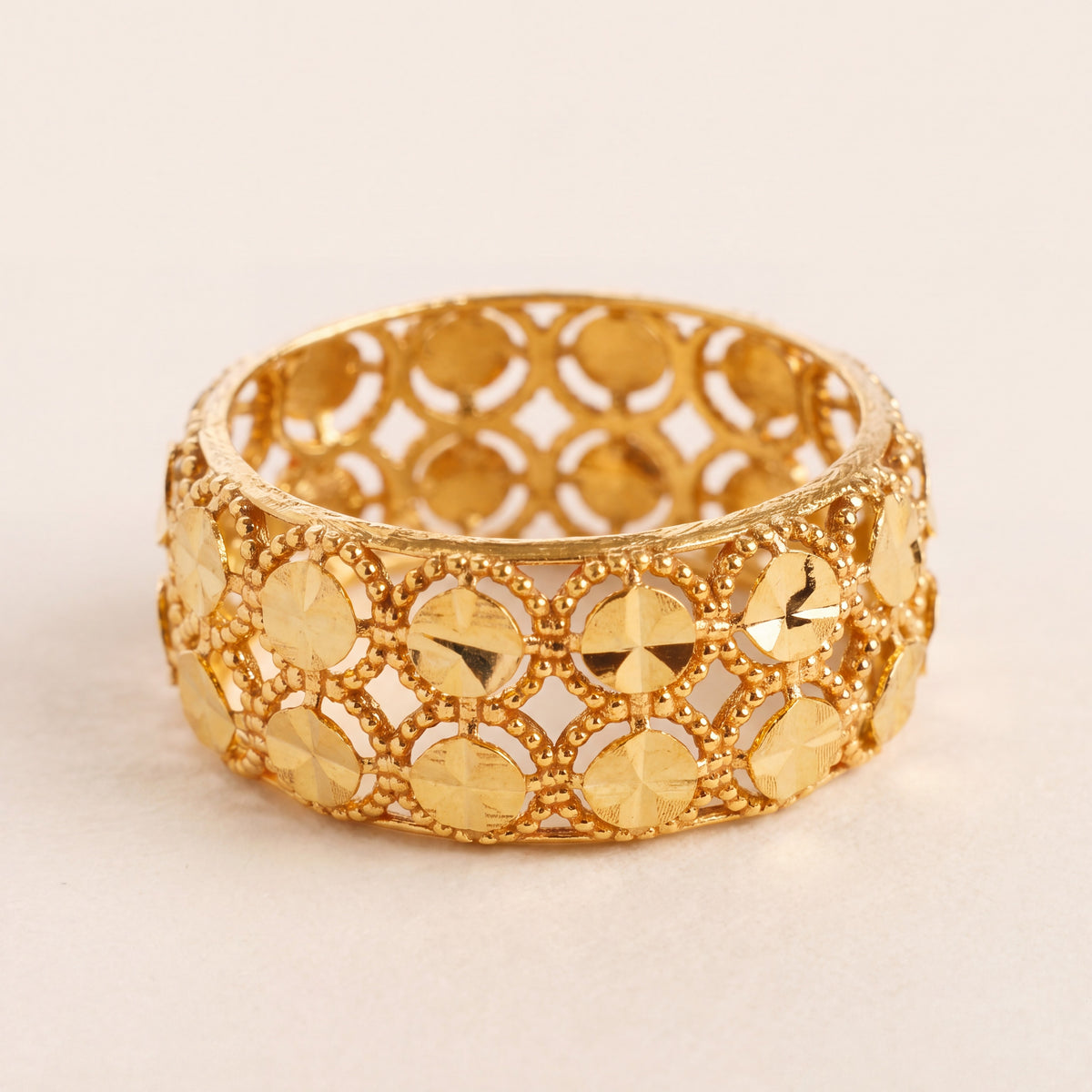 RP Band/Dabla (D14), 925 silver 24K gold plated