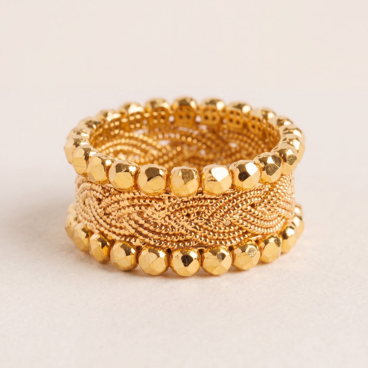 RP Band/Dabla (D15), 925 silver 24K gold plated