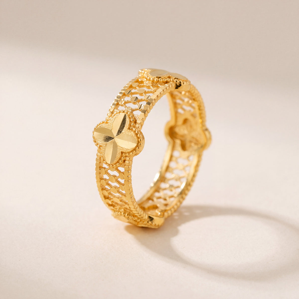 RP Band/Dabla (D16), 925 silver 24K gold plated