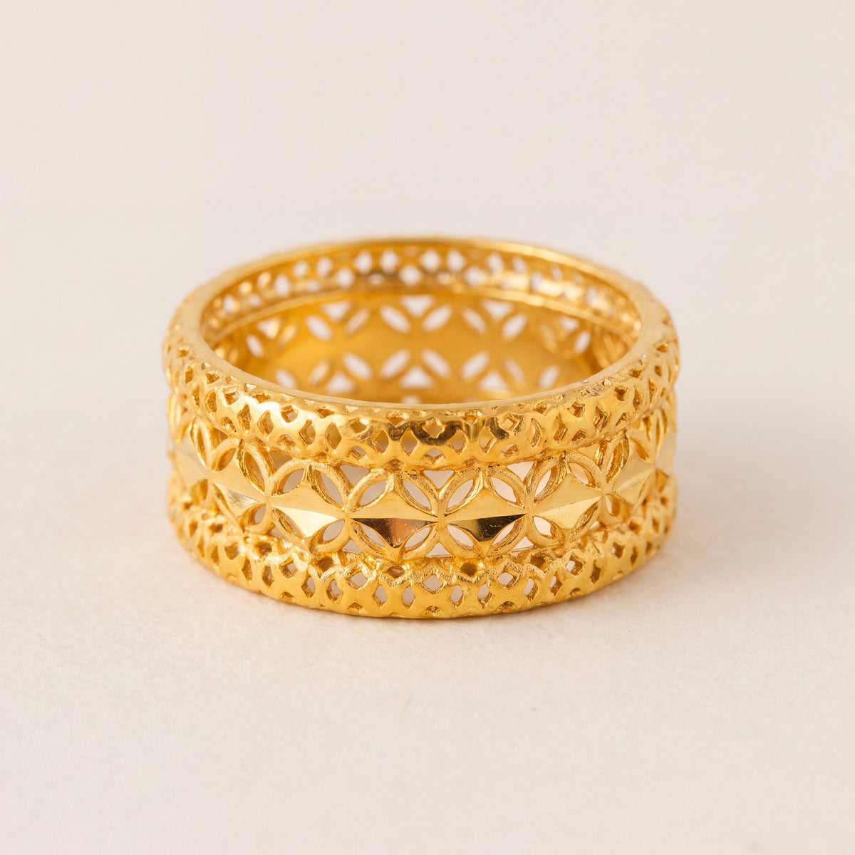 RP Band/Dabla (D19), 925 silver 24K gold plated