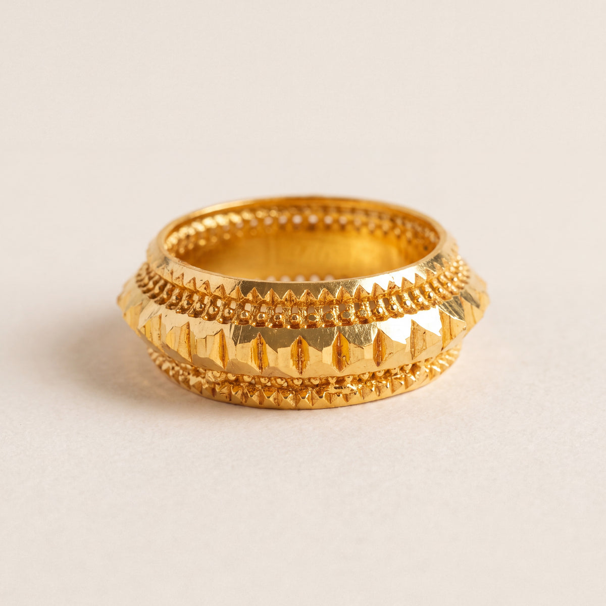 RP Band/Dabla (D2), 925 silver 24K gold plated