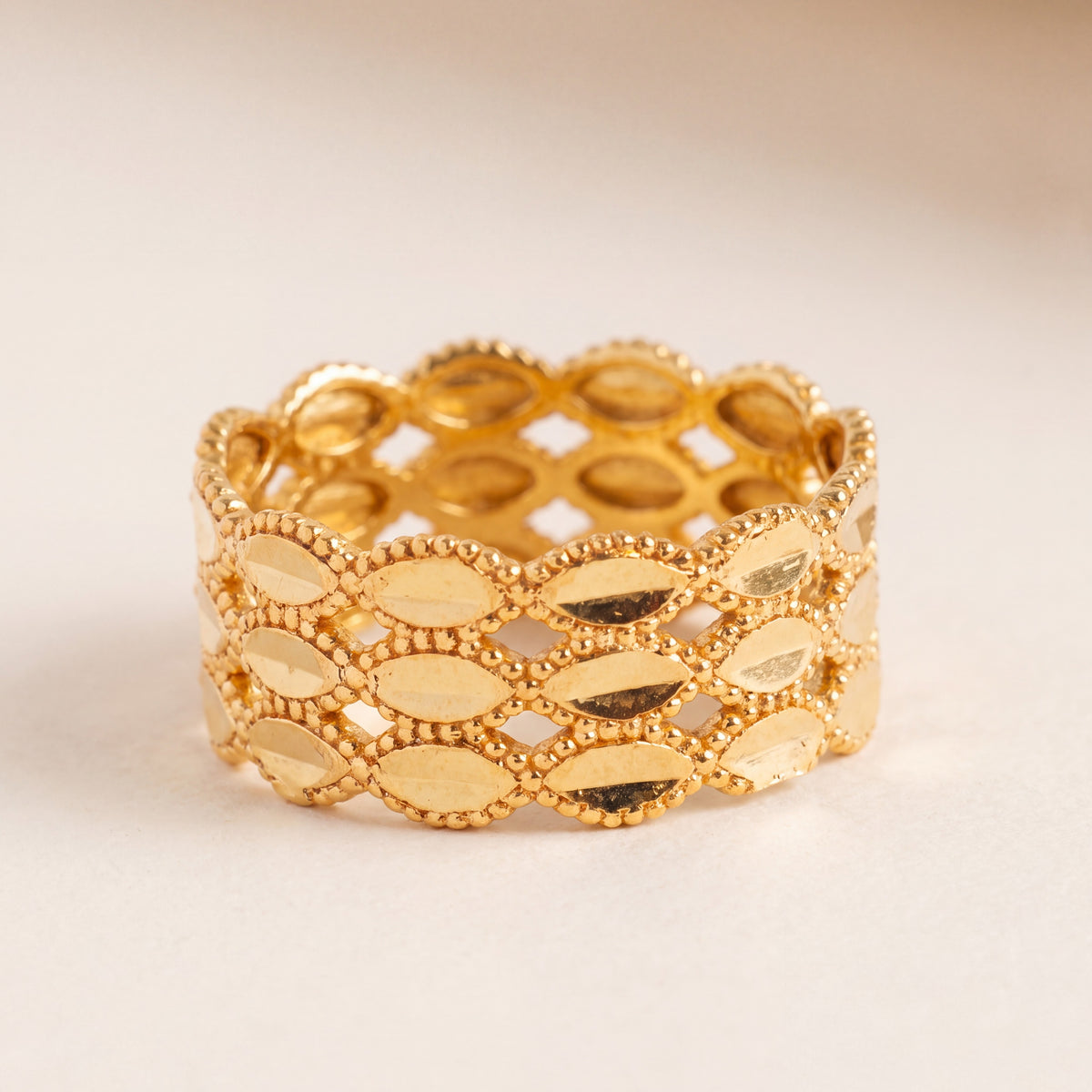 RP Band/Dabla (D31), 925 silver 24K gold plated