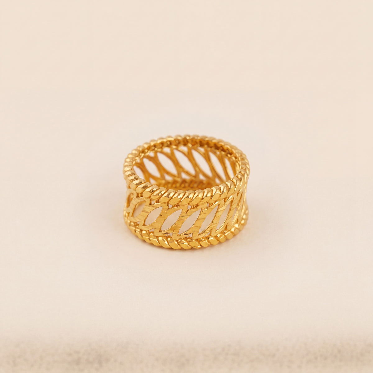 RP Band/Dabla (D35), 925 silver 24K gold plated
