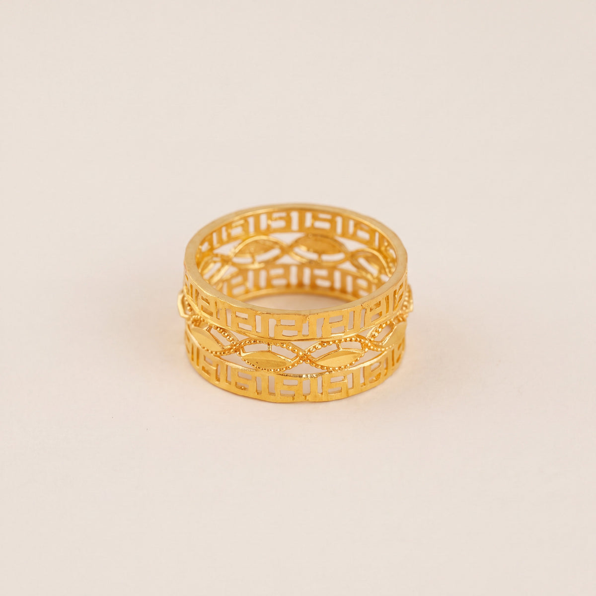 RP Band/Dabla (D37), 925 silver 24K gold plated