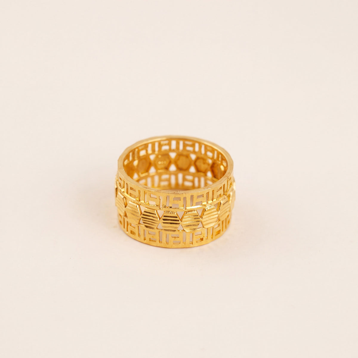 RP Band/Dabla (D38), 925 silver 24K gold plated