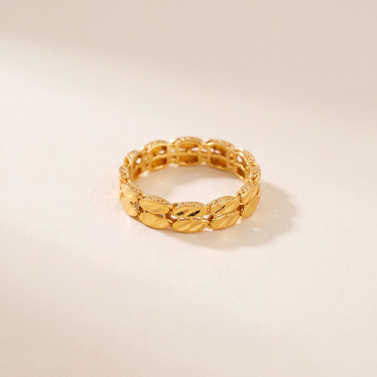 RP Band/Dabla (D39), 925 silver 24K gold plated