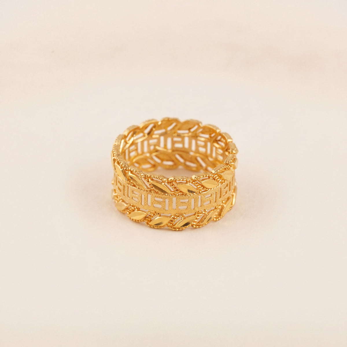 RP Band/Dabla (D42), 925 silver 24K gold plated