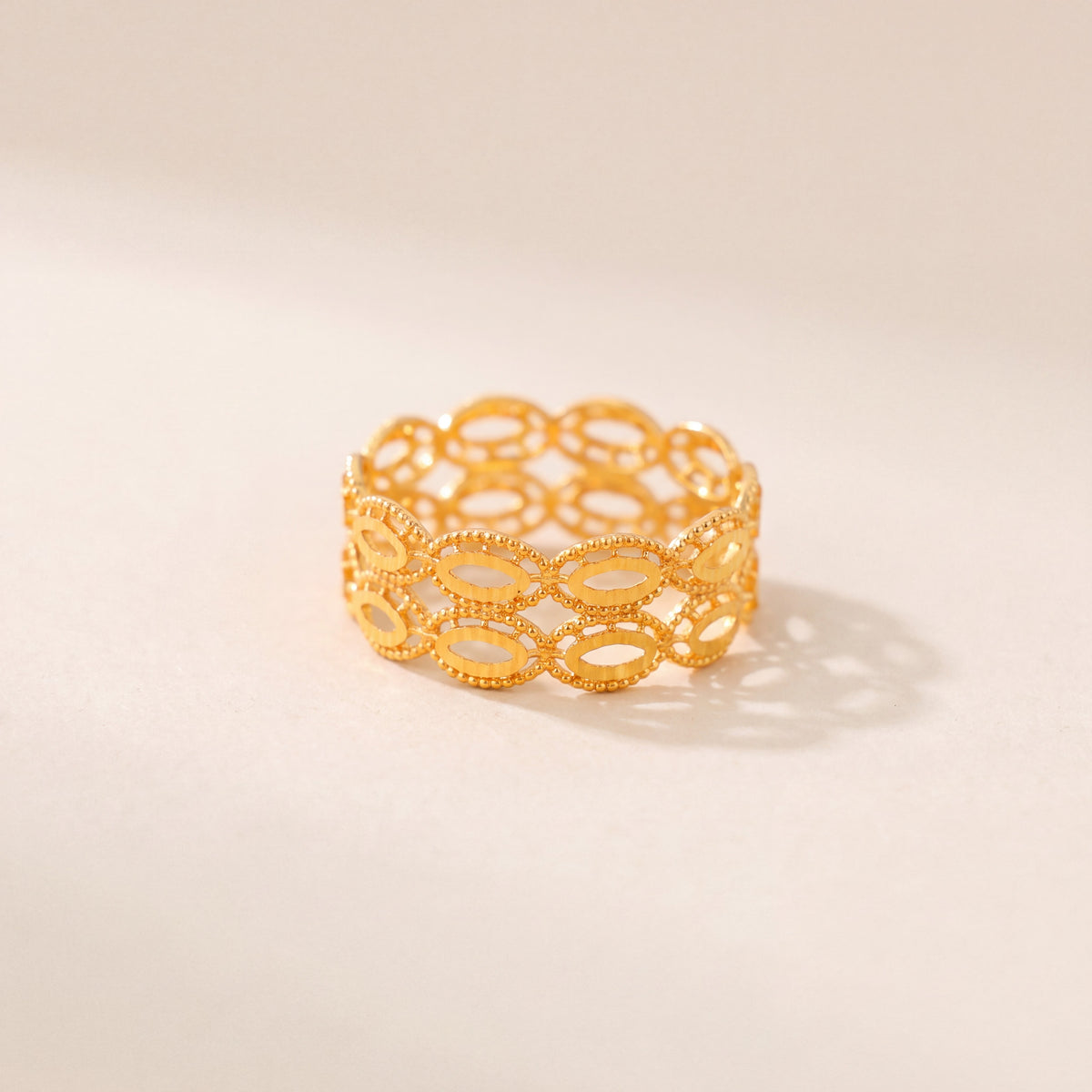 RP Band/Dabla (D59), 925 silver 24K gold plated