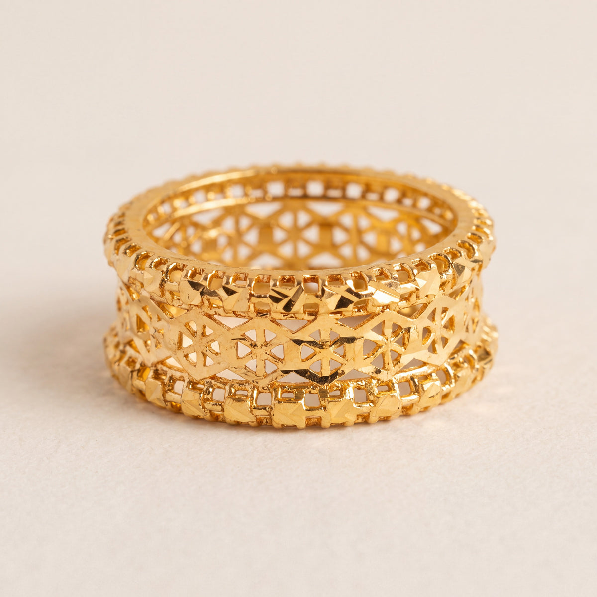 RP Band/Dabla (D8), 925 silver 24K gold plated