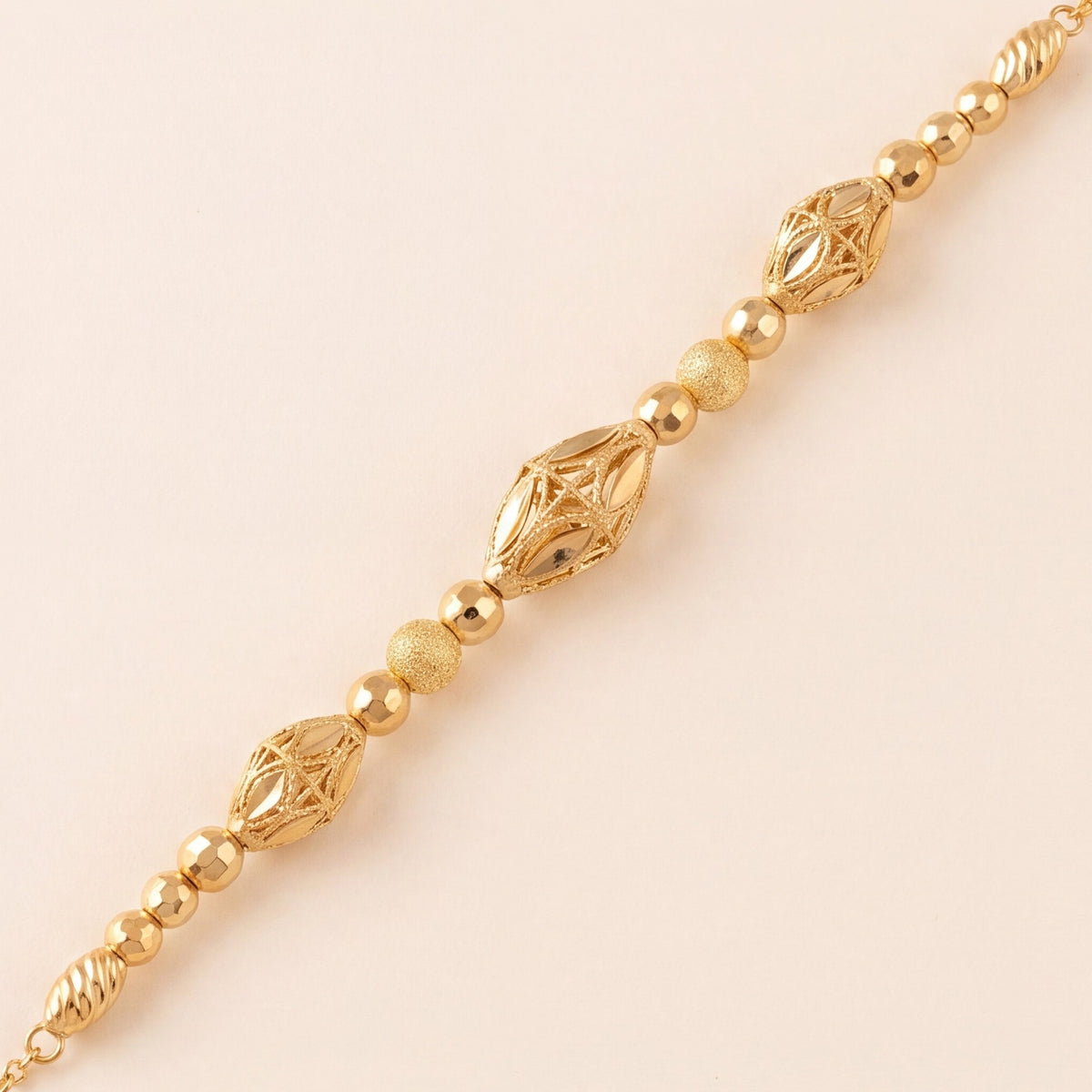 RP Beads & Ball Bracelet (D121) design detail
